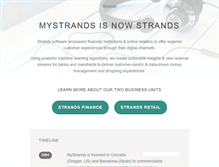 Tablet Screenshot of mystrands.com